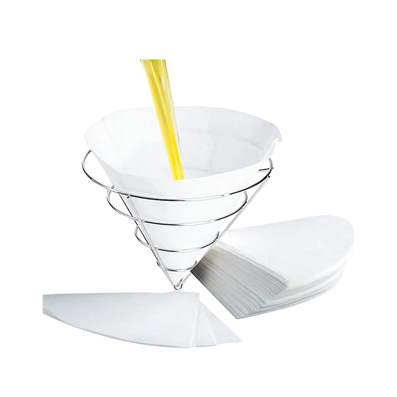 Papiers filtrants à l'huile de cuisson-cône